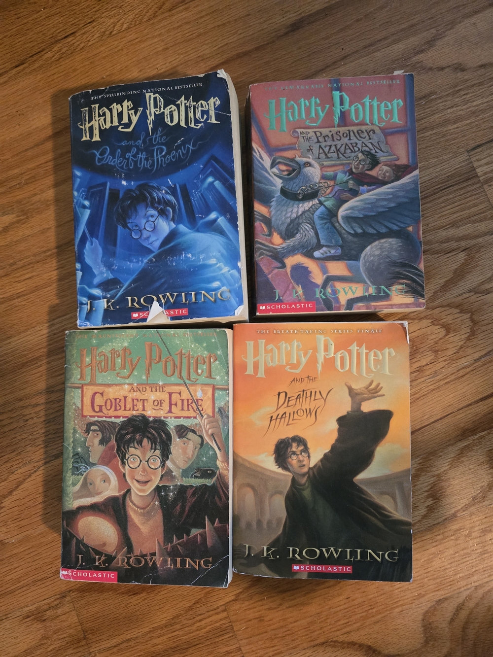 Harry Potter Kids T-Shirt – Multicolor Book Art